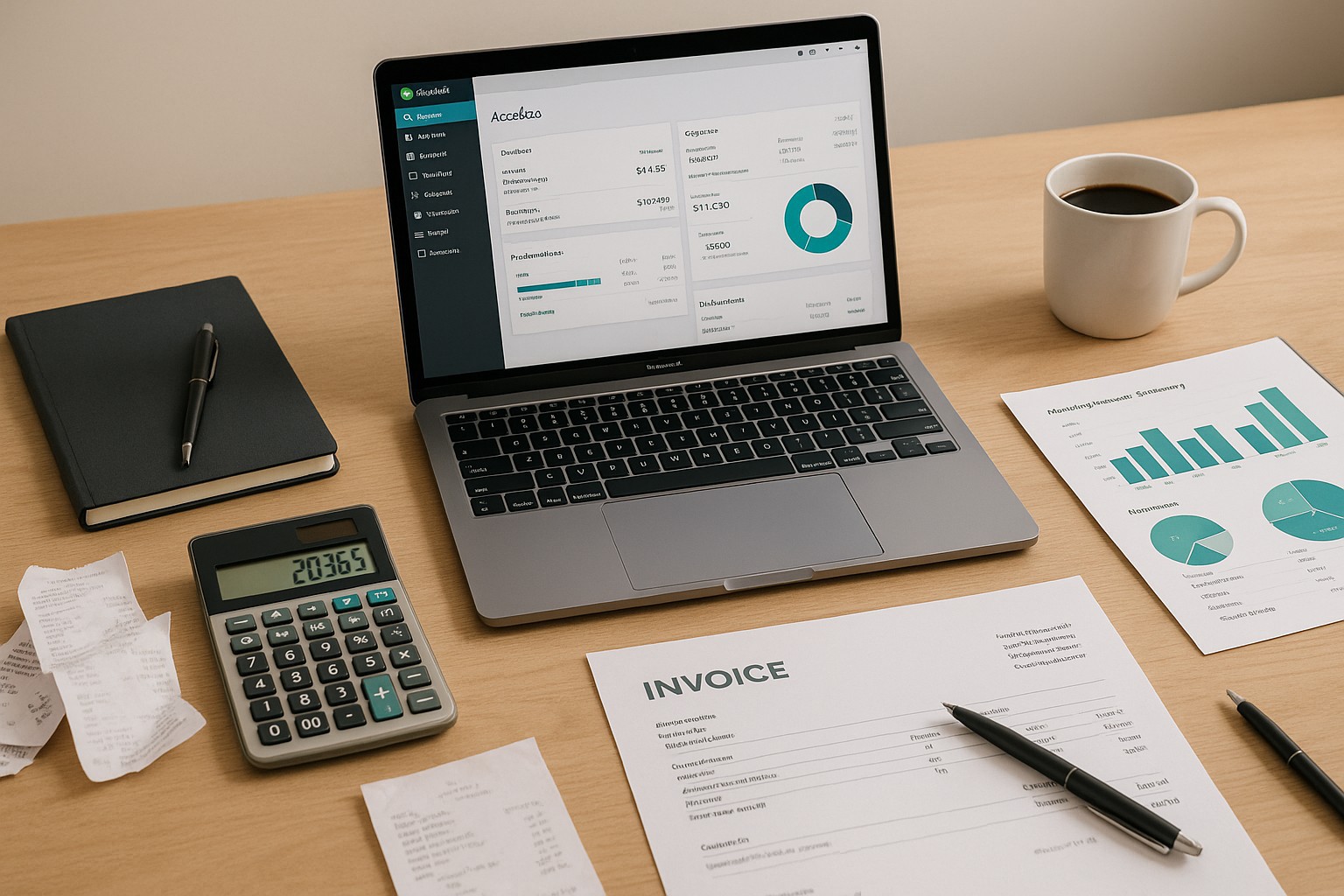 Accountant updating QuickBooks Desktop license number on a computer in a small business office.