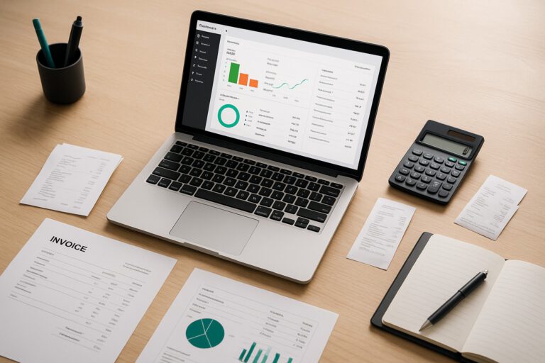 Screenshot of QuickBooks Online dashboard highlighting where to find the company ID for small business accounting.