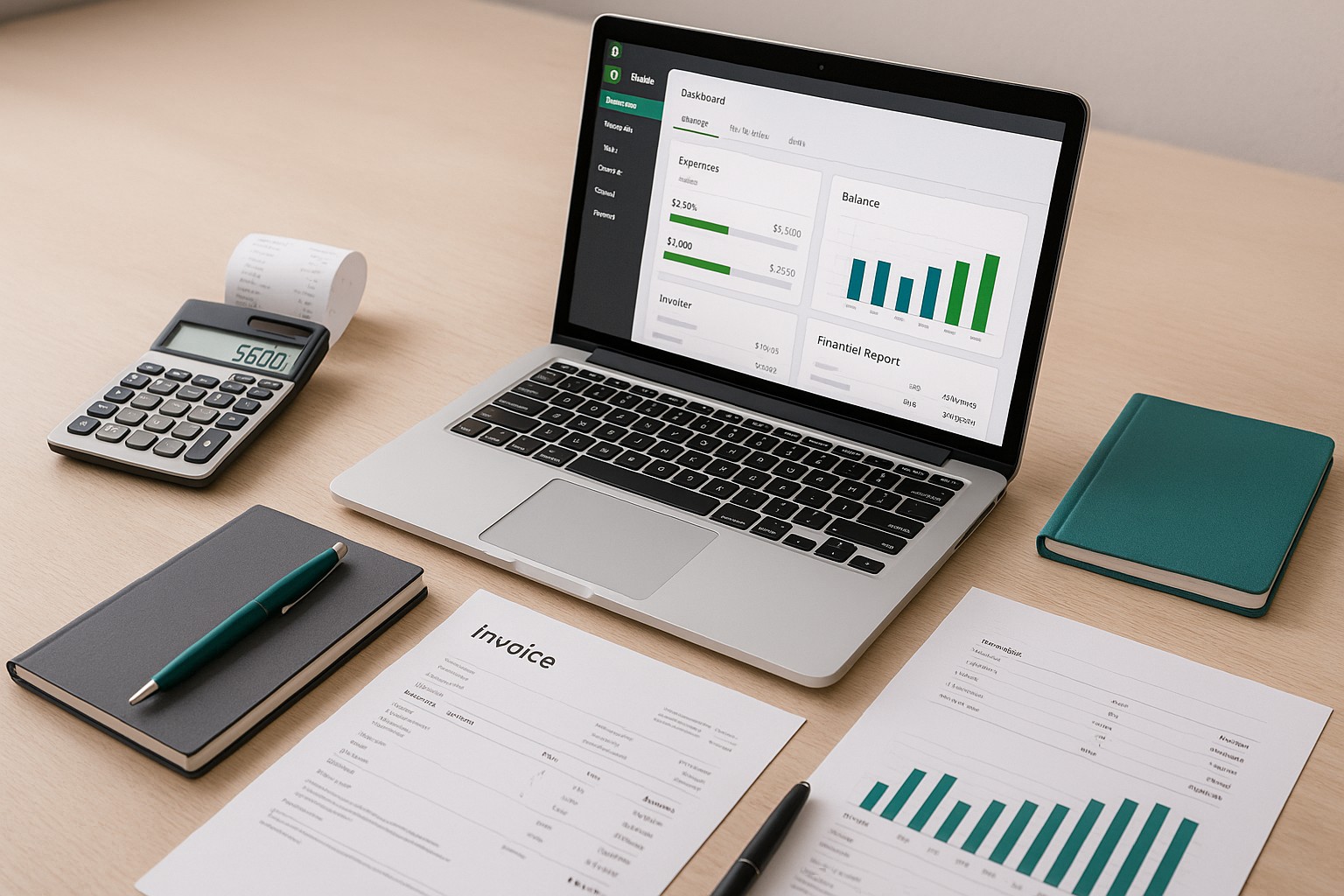 Accountant reviewing QuickBooks error message 6000-1076 on a laptop in an office setting