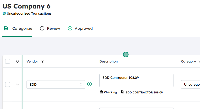 Navigate to the desired Company