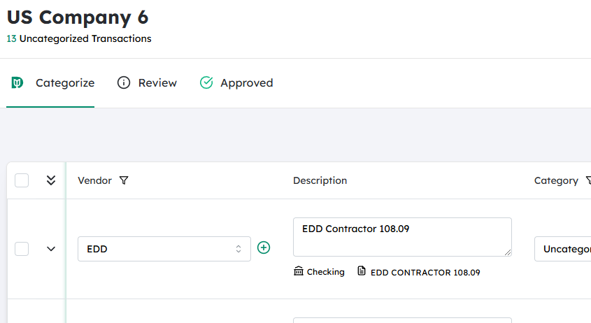 Navigate to the desired Company