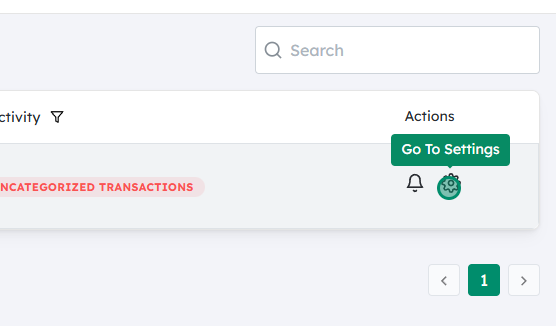 Open the Settings for Companies