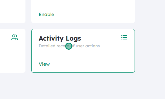 Open Activity Logs