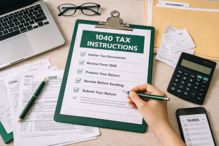 Tax Delivery Instructions for 1040 Clients