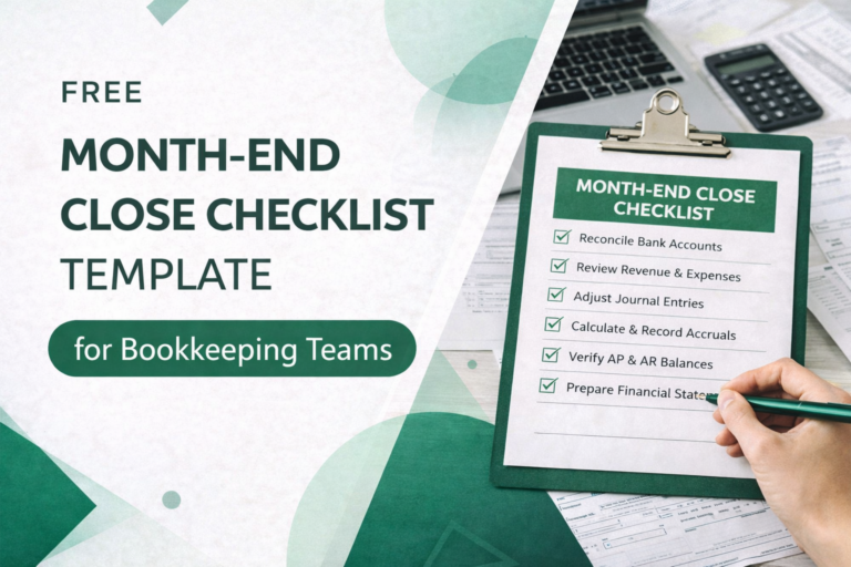 Free Month-End Close Checklist Template