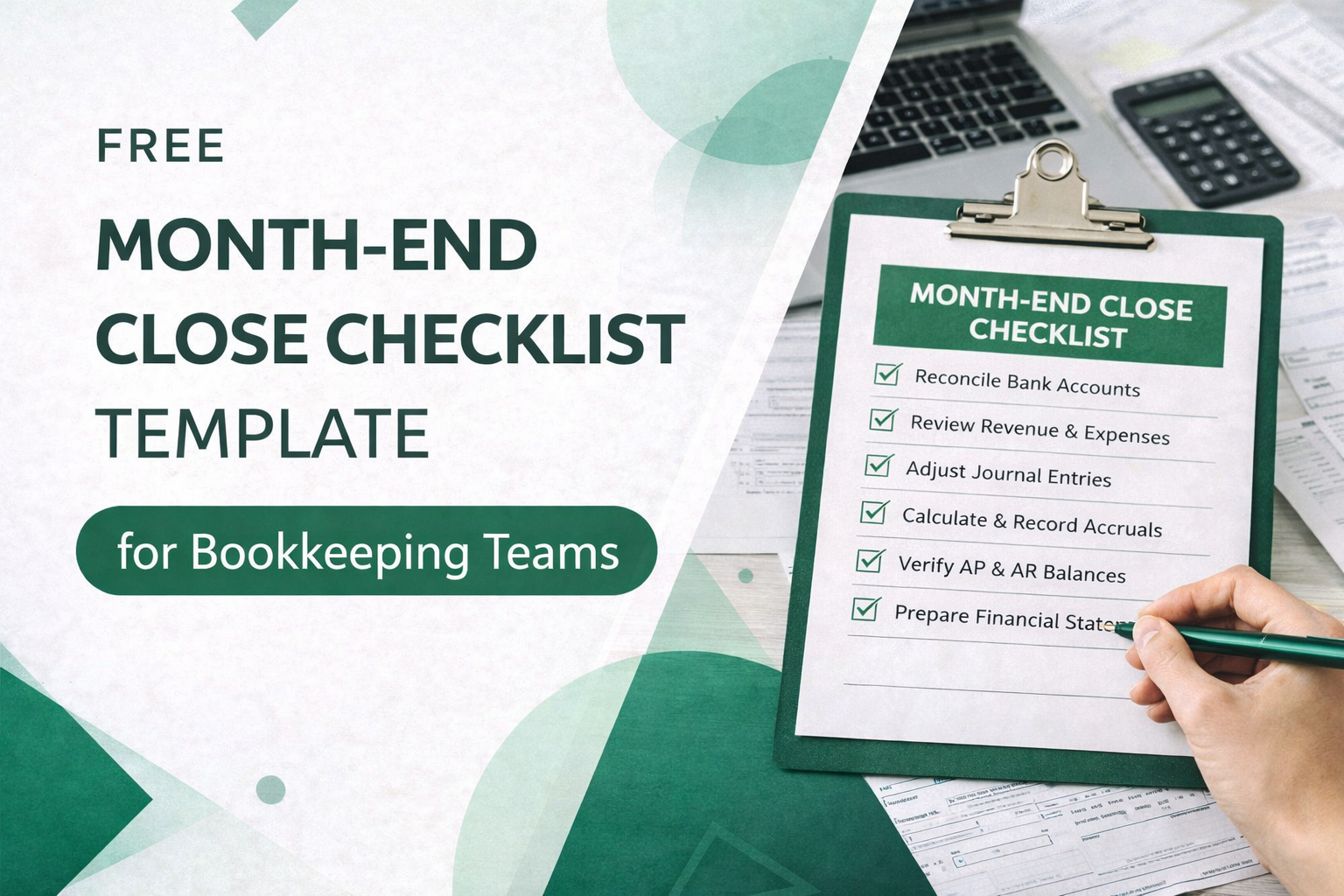 Free Month-End Close Checklist Template