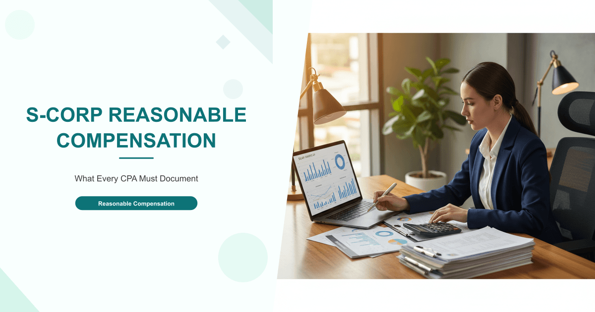 S-Corp Reasonable Compensation: What Every CPA Must Document