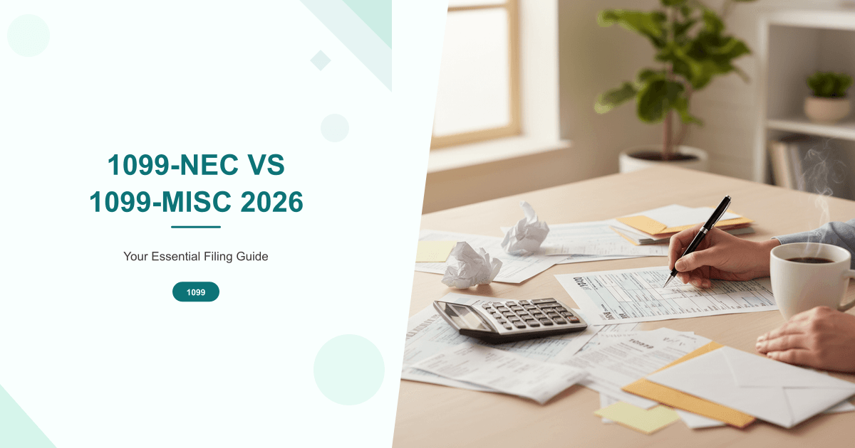 1099-NEC vs 1099-MISC 2026: Your Essential Filing Guide