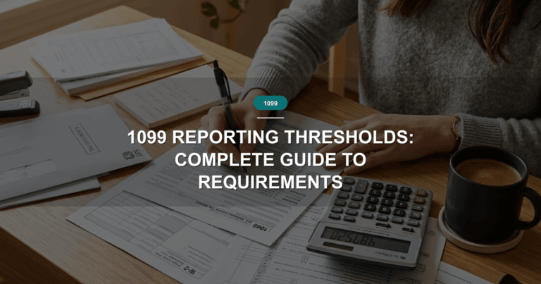 1099 Reporting Thresholds: Complete Guide to Requirements