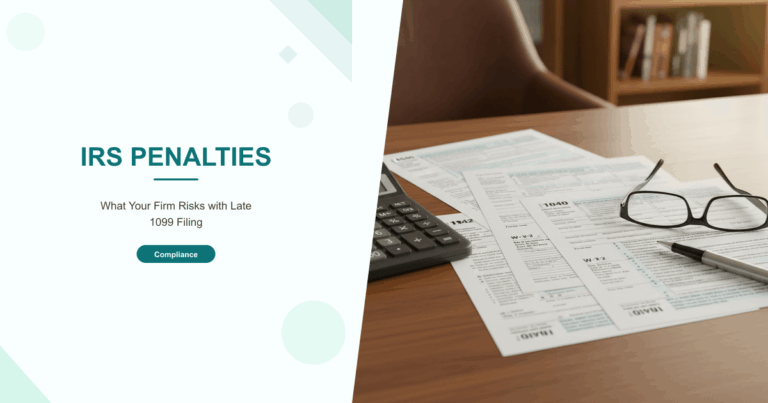 IRS Penalties: What Your Firm Risks with Late 1099 Filing