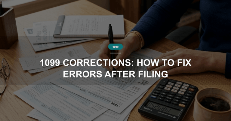 1099 Corrections: How to Fix Errors After Filing